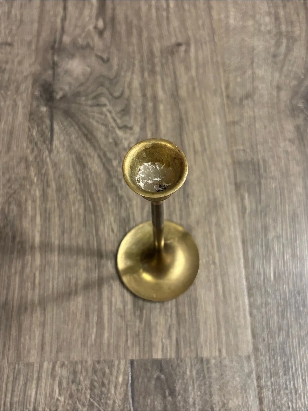 Brass Taper Candle Stick Holder 7”- Gold Finish Made in Taiwan